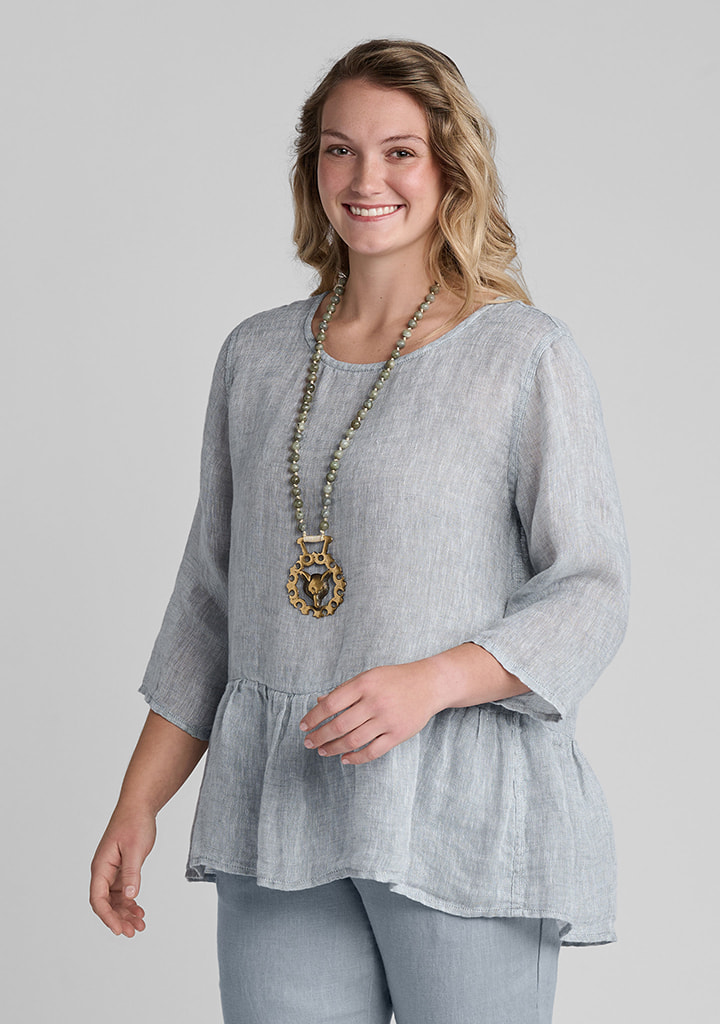 Flax linen clothing outfit