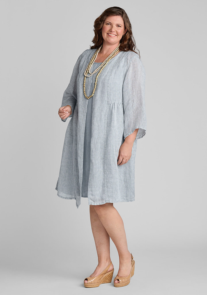 Flax linen clothing outfit
