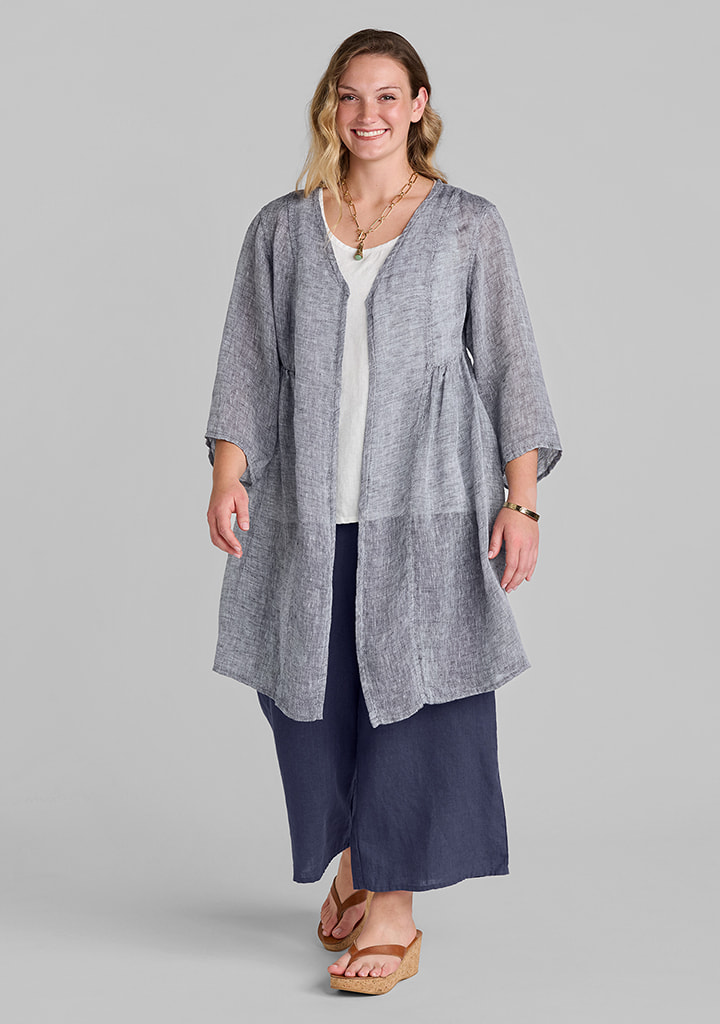 Flax linen clothing outfit