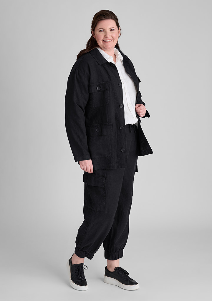 Flax linen clothing outfit