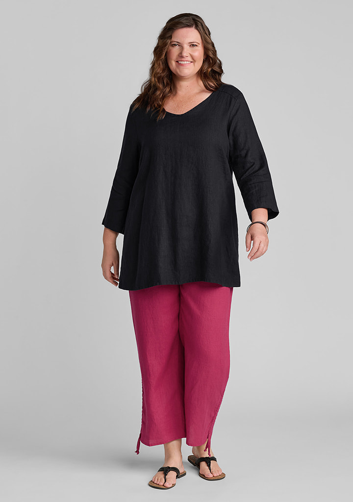 Flax linen clothing outfit