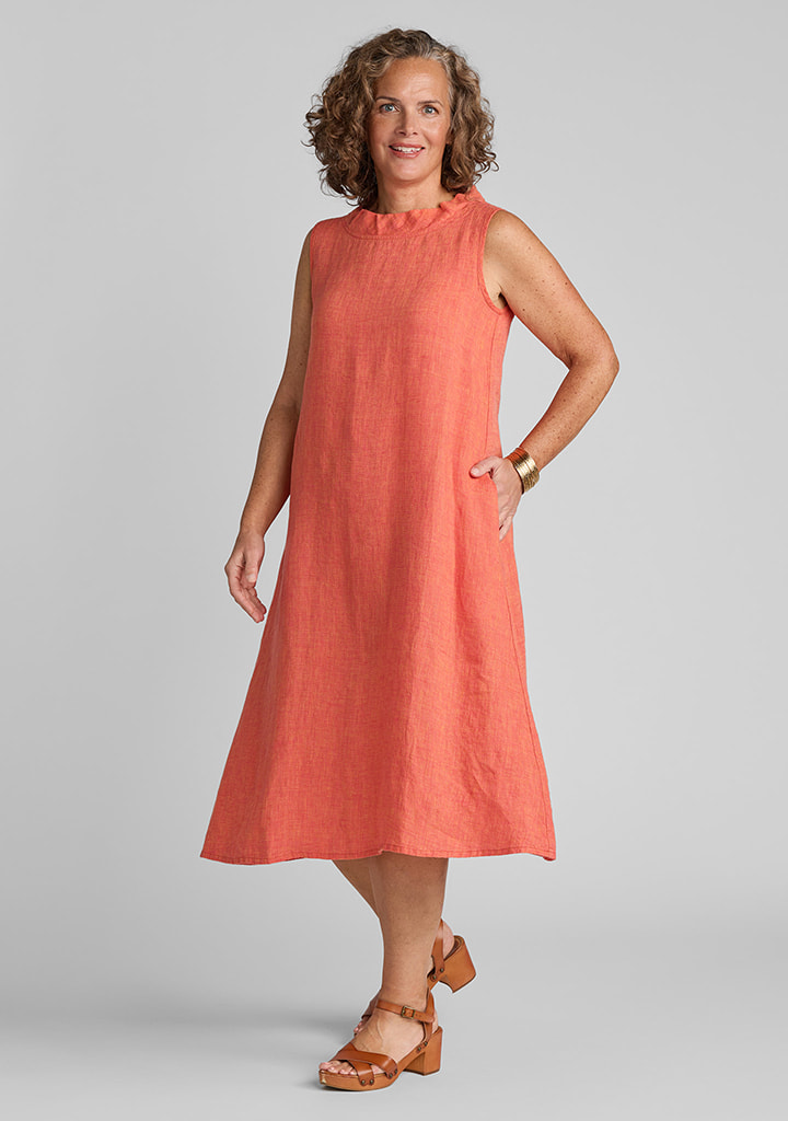 Flax linen clothing outfit