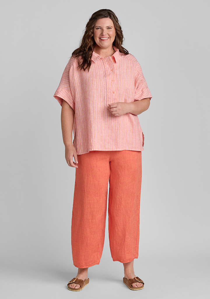 Flax linen clothing outfit