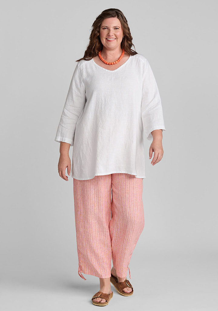 Flax linen clothing outfit