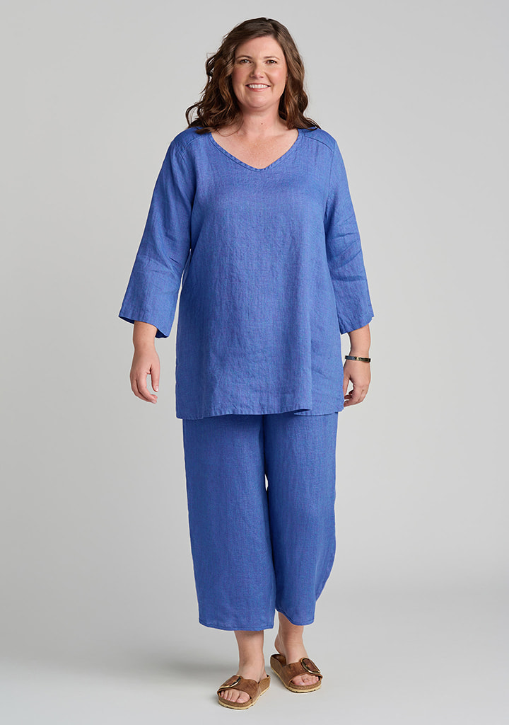 Flax linen clothing outfit