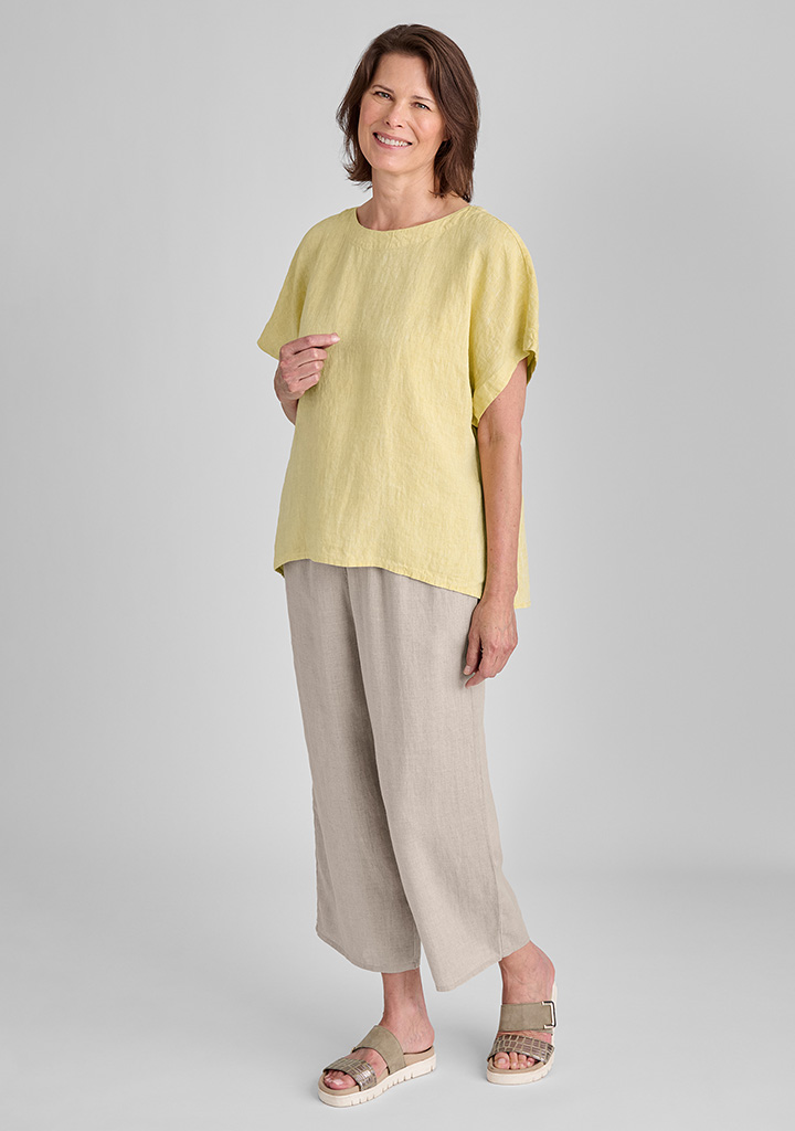 Flax linen clothing outfit