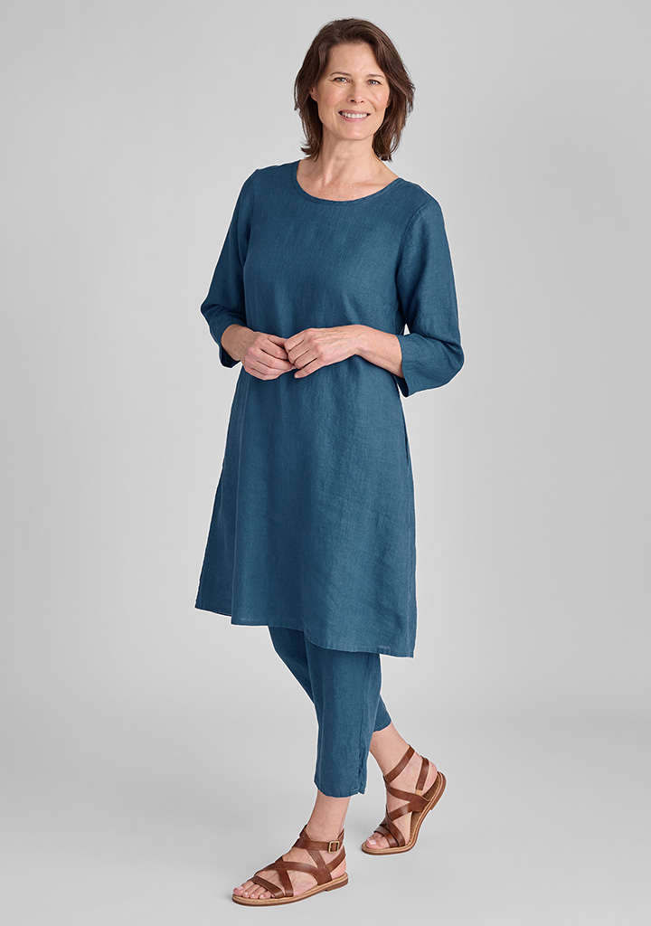 Flax linen clothing outfit