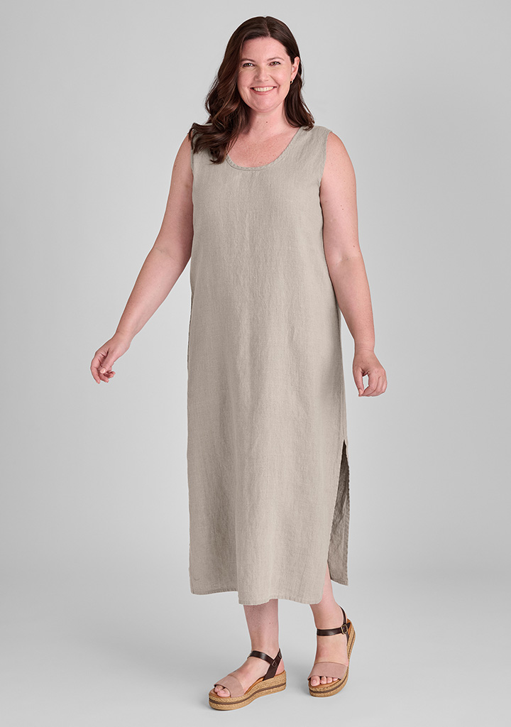 Flax linen clothing outfit