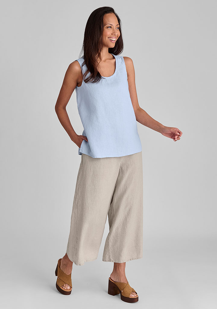 Flax linen clothing outfit