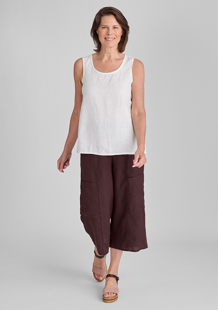 Flax linen clothing outfit