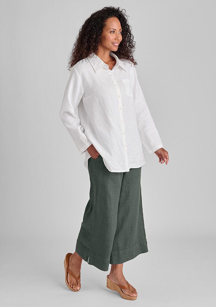 Flax linen clothing outfit