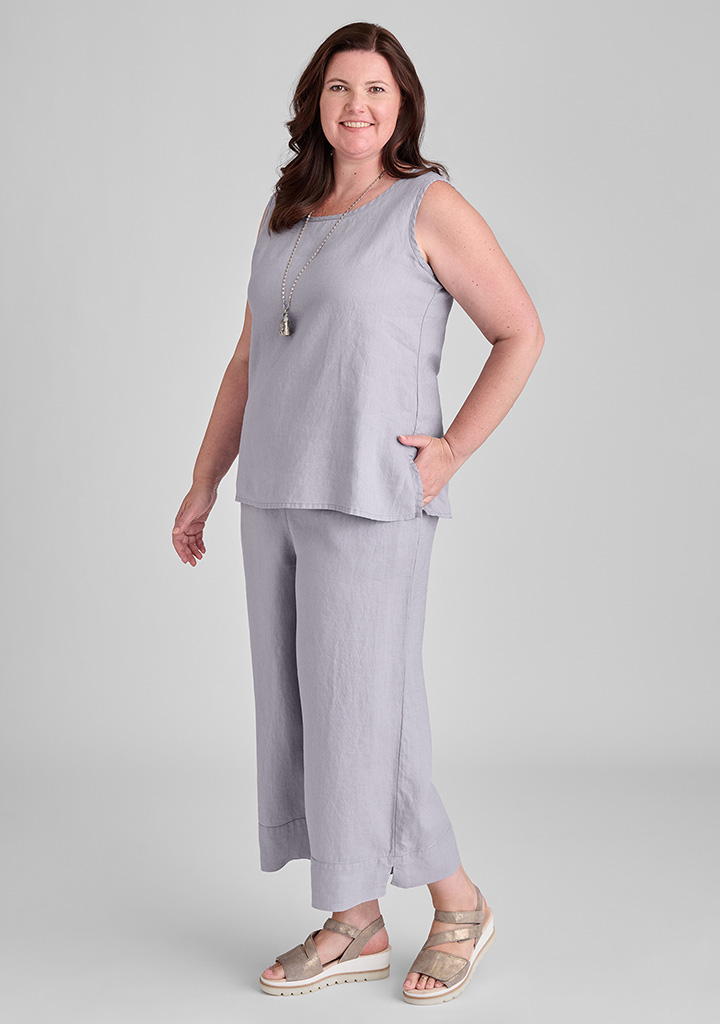 Flax linen clothing outfit