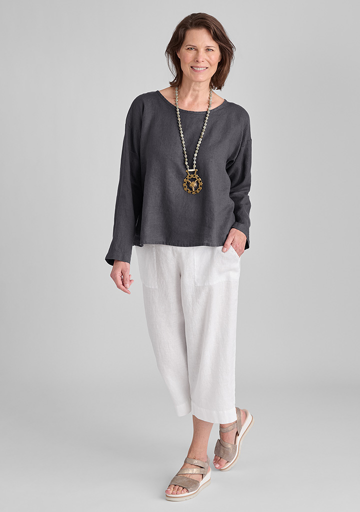 Flax linen clothing outfit