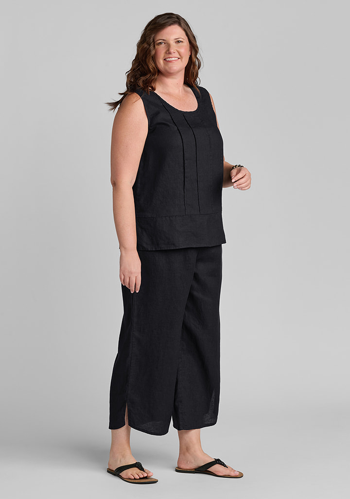 Flax linen clothing outfit