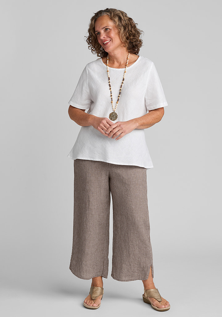 Flax linen clothing outfit