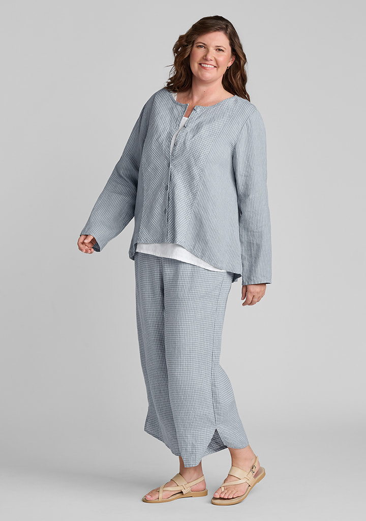 Flax linen clothing outfit