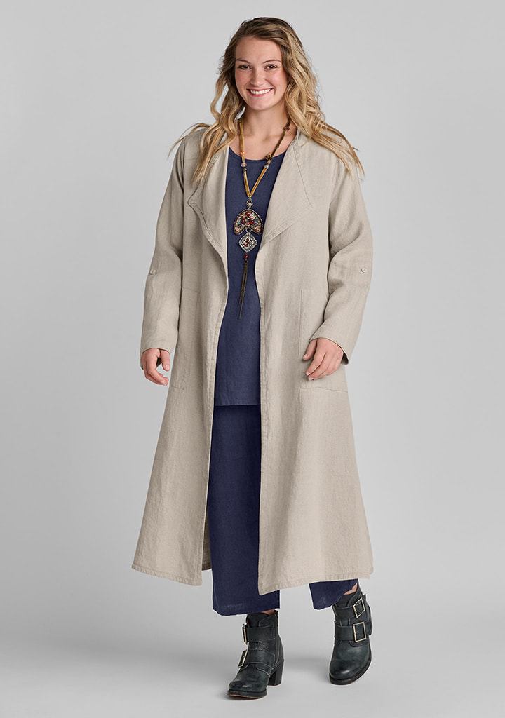 Flax linen clothing outfit