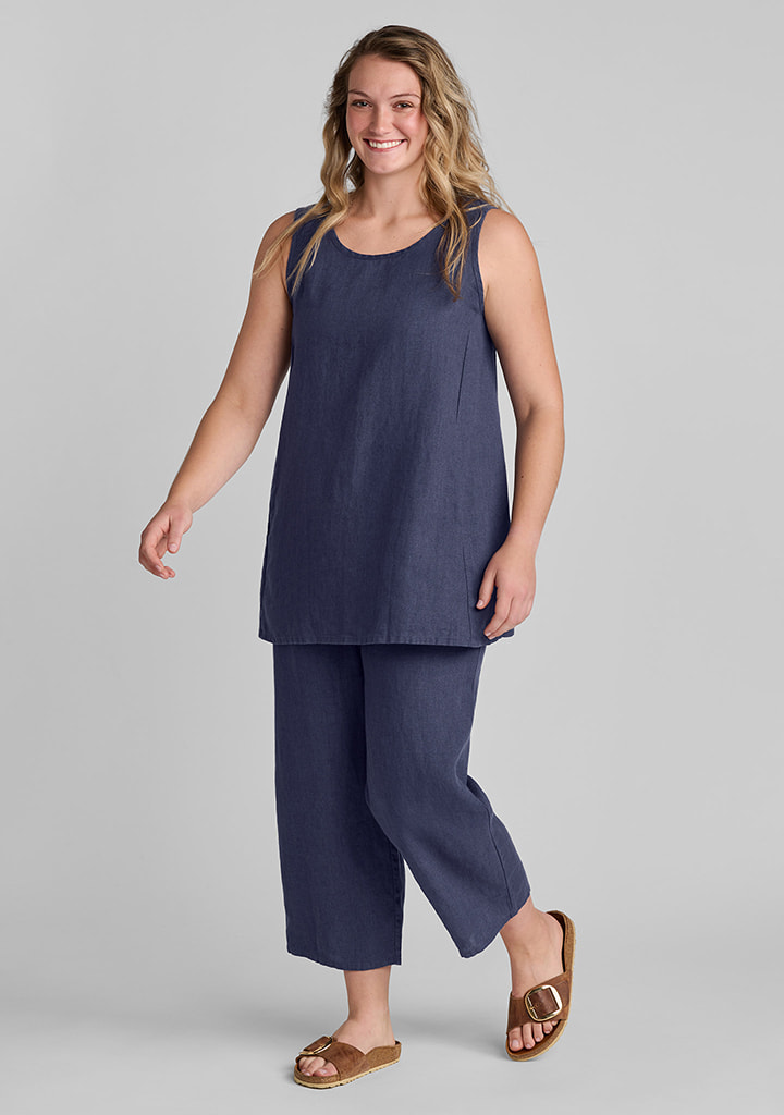 Flax linen clothing outfit