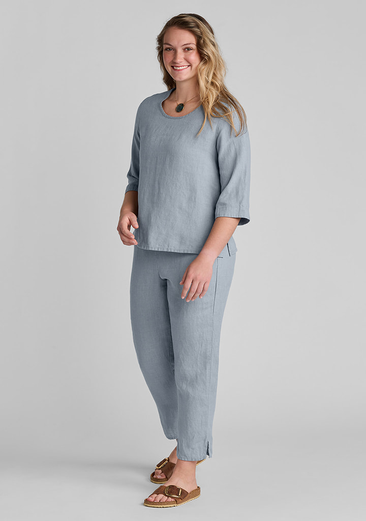Flax linen clothing outfit
