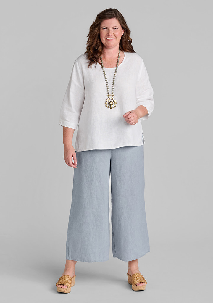 Flax linen clothing outfit