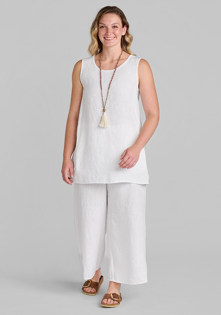 Flax linen clothing outfit