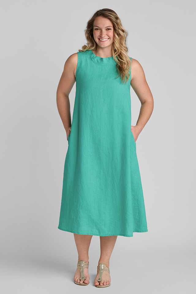 FLAX women's linen shirt in prune