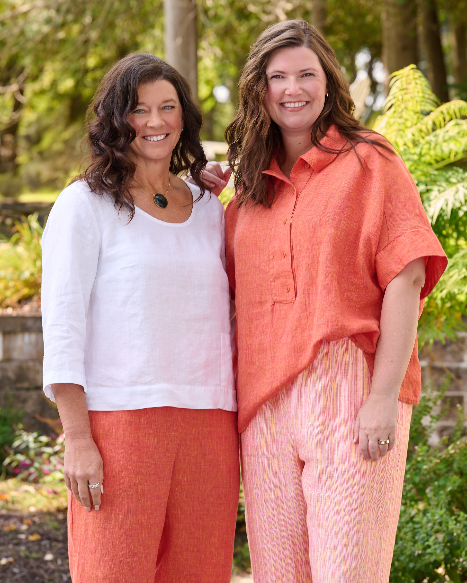 Women's linen clothing outfits