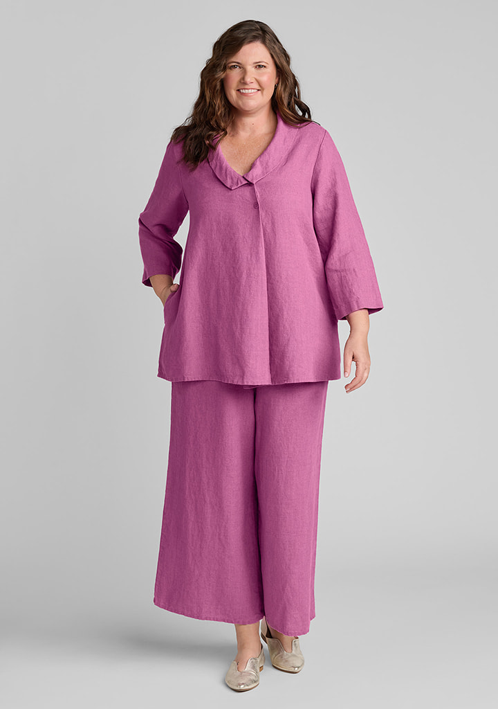 Flax linen clothing outfit