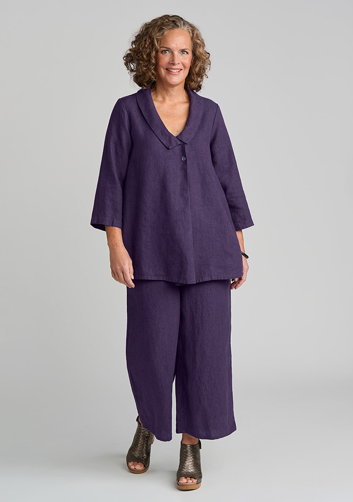 Flax linen clothing outfit
