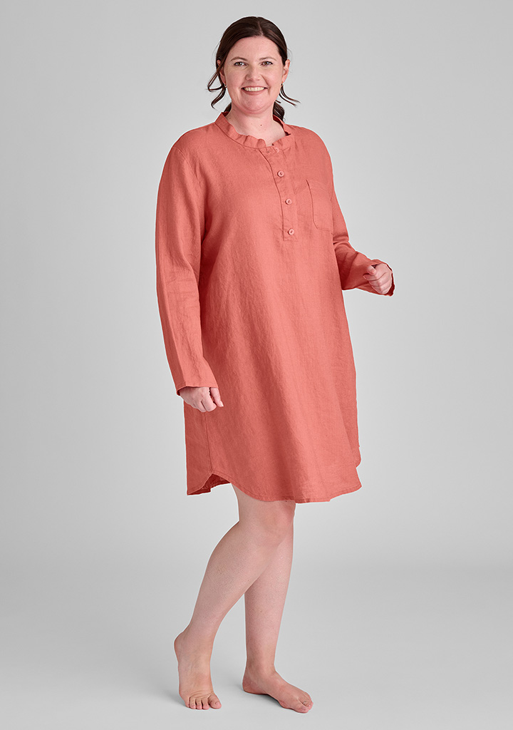 Flax linen clothing outfit