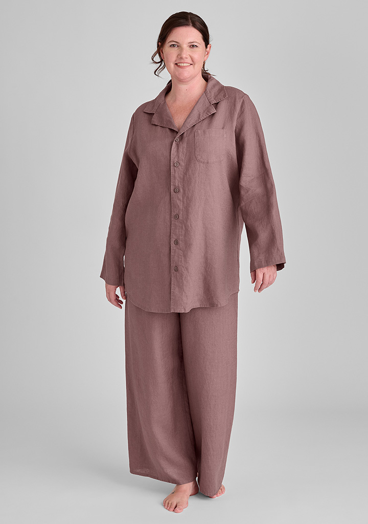 Flax linen clothing outfit