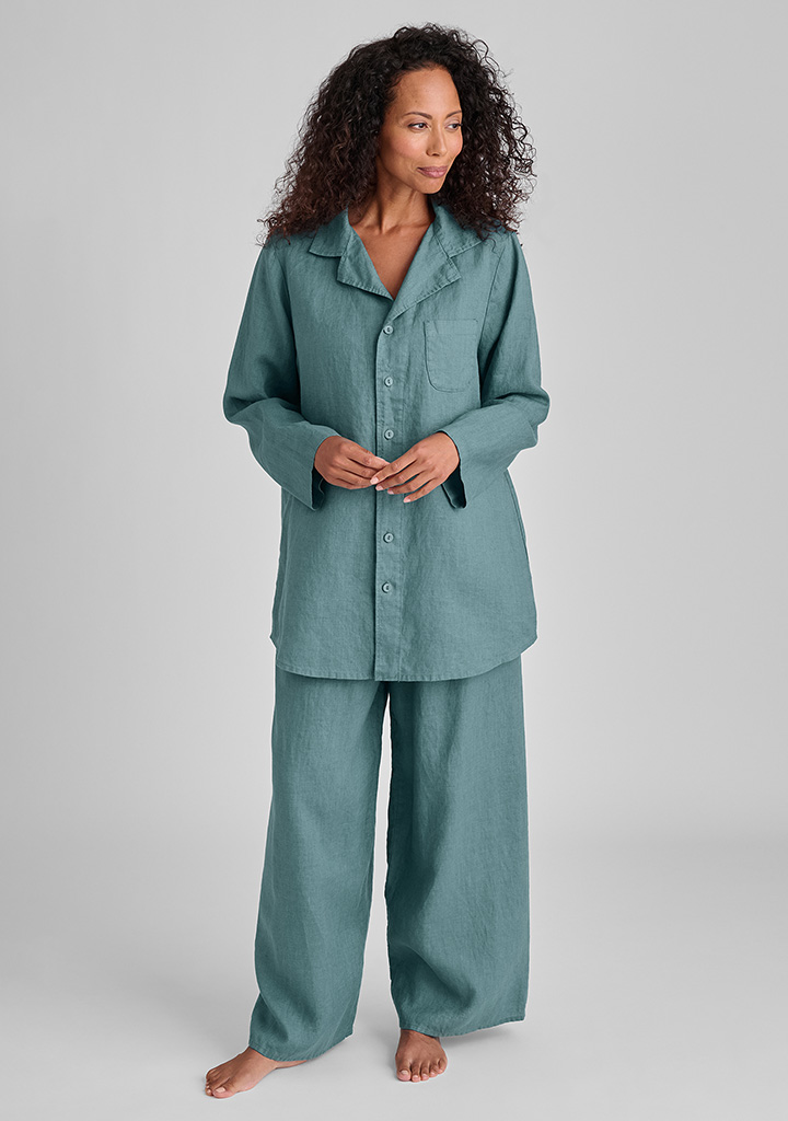 Flax linen clothing outfit