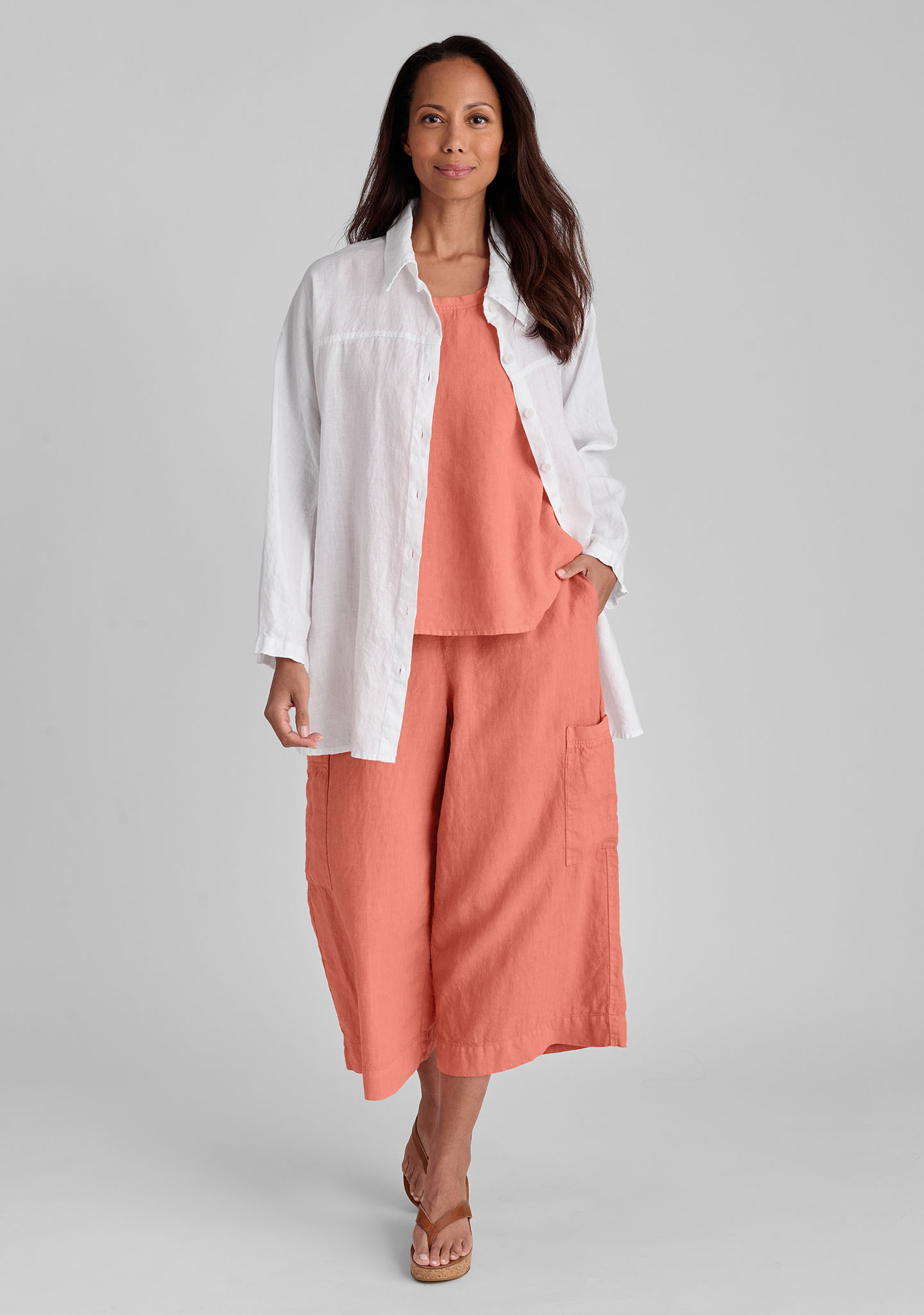 パンツ 90's-00's FLAX linen cover all パンツ 90's-00's FLAX linen
