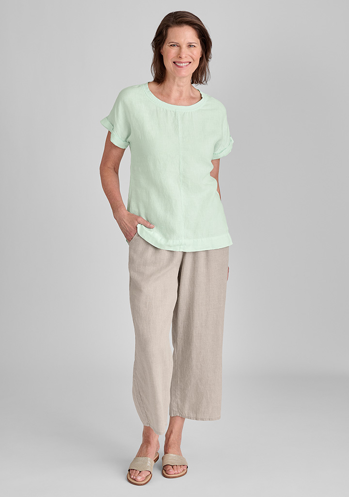 Flax linen clothing outfit