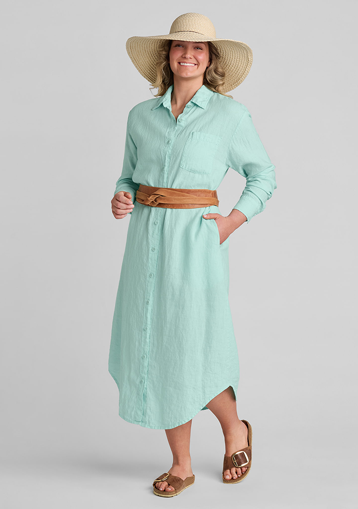 Flax linen clothing outfit