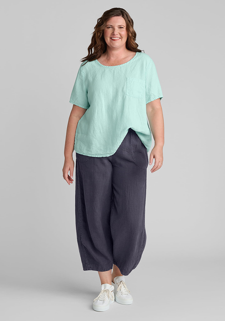 Flax linen clothing outfit