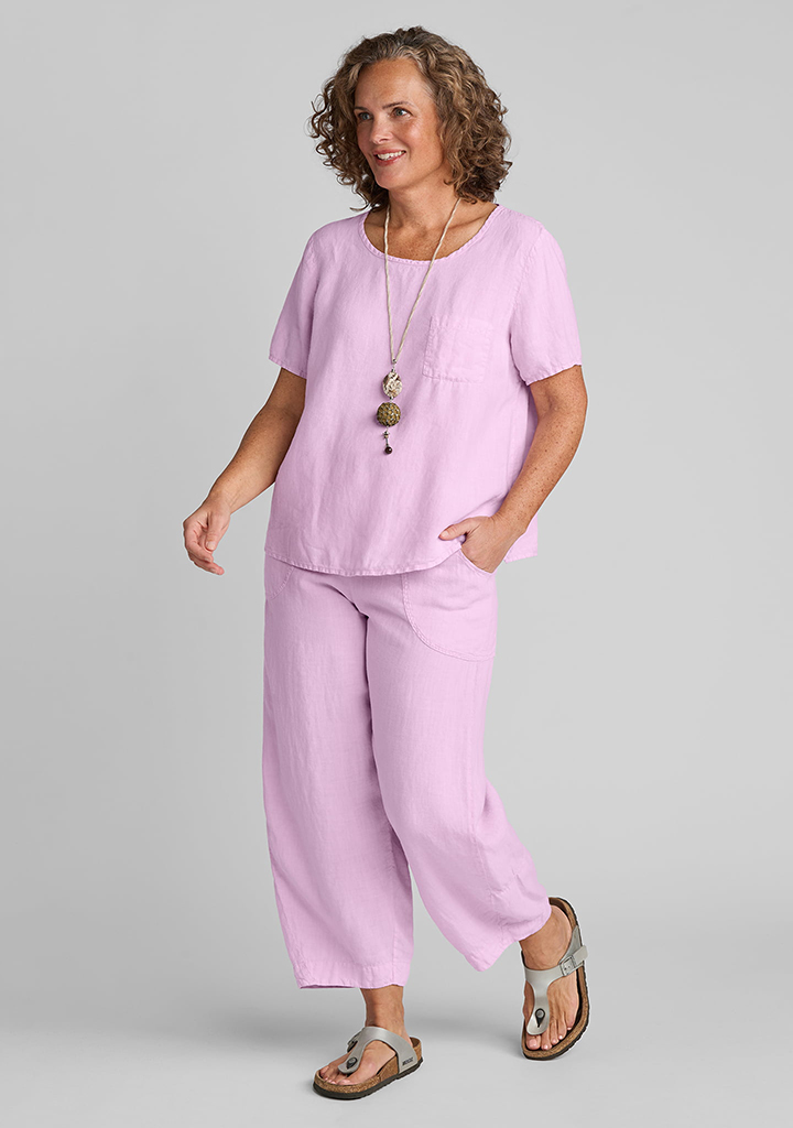 Flax linen clothing outfit