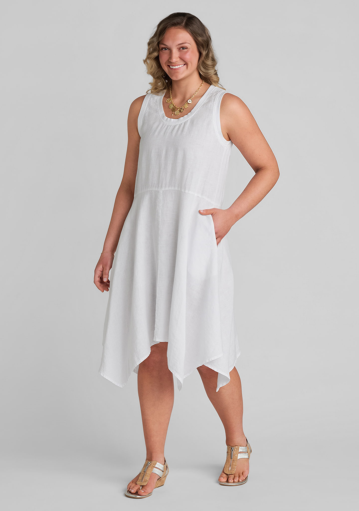 Flax linen clothing outfit