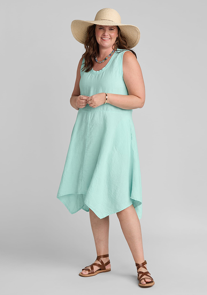 Flax linen clothing outfit