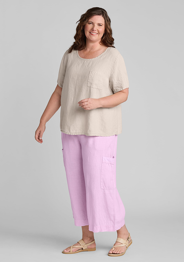 Flax linen clothing outfit
