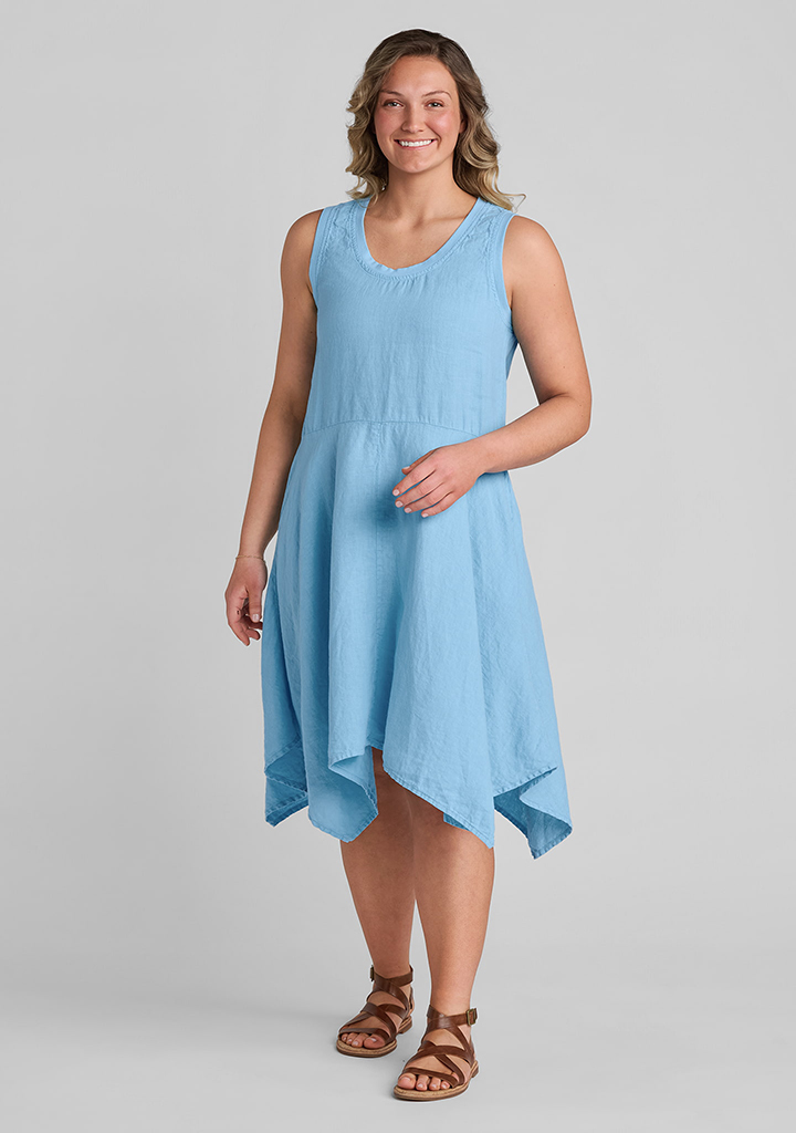 Flax linen clothing outfit