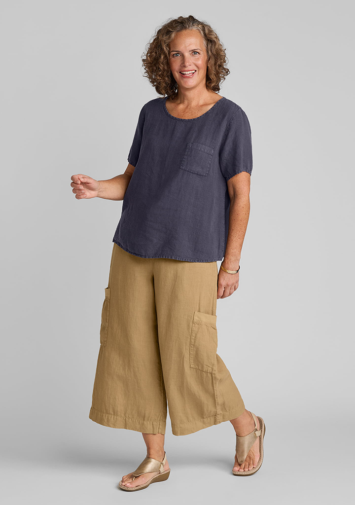 Flax linen clothing outfit