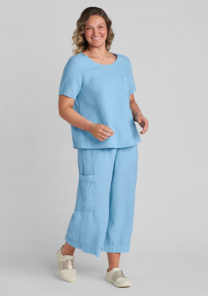 Flax linen clothing outfit