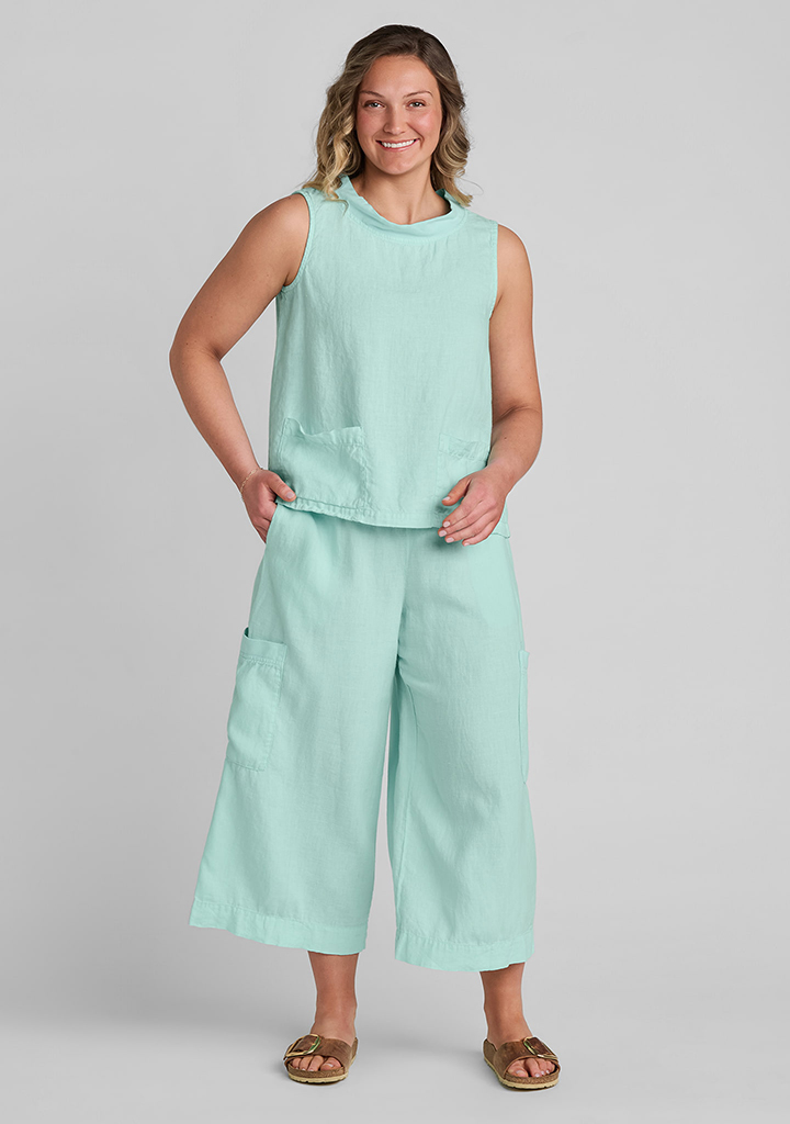 Flax linen clothing outfit