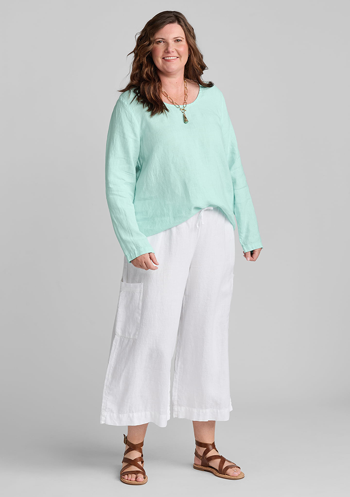 Flax linen clothing outfit