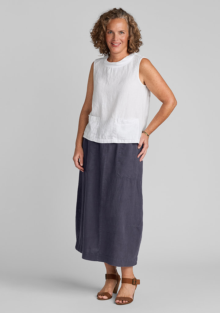 Flax linen clothing outfit