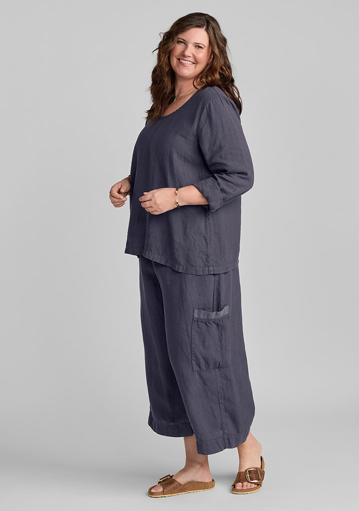 Flax linen clothing outfit