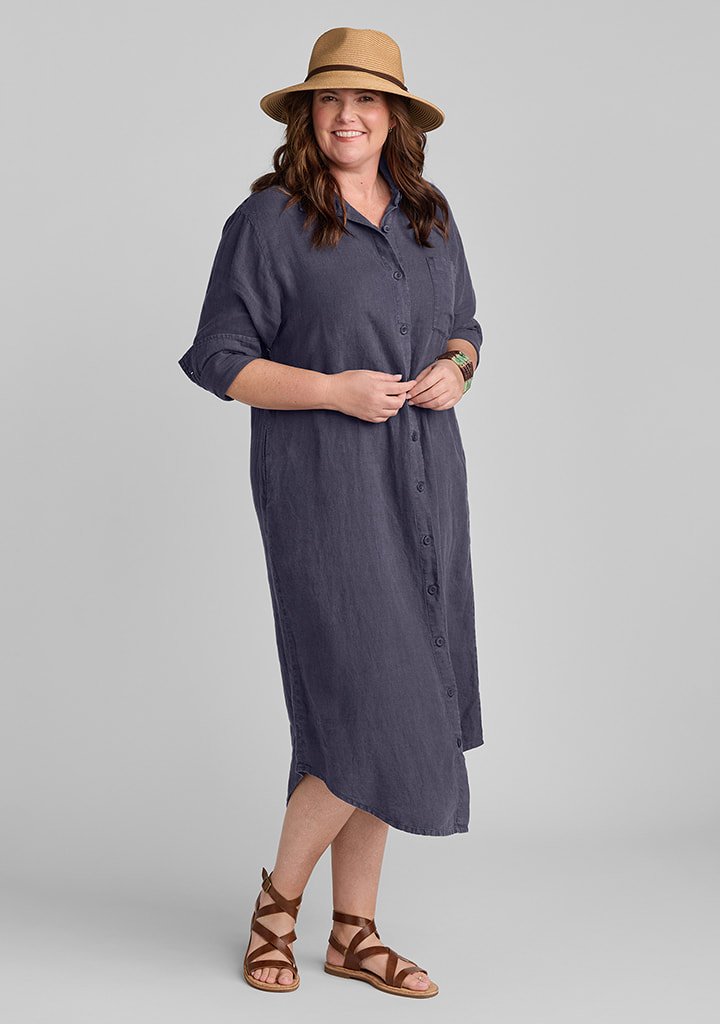 Flax linen clothing outfit